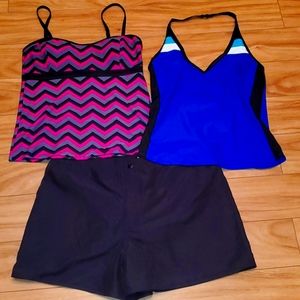 Swim Wear 2-tankini 1- short with attached panty
